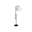  Monarch I 9760 63"H Floor Lamp - Black Metal/Ivory Shade IMAGE 3