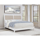 Coaster Furniture Bexhill 223471KE 56-inch Upholstered Eastern King Panel Bed - White IMAGE 6