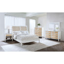  Coaster Furniture Bexhill 223471KW 56-inch Upholstered California King Panel Bed - White IMAGE 8
