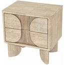 LH Imports Haru 2-Drawer Nightstand HAR002 IMAGE 2