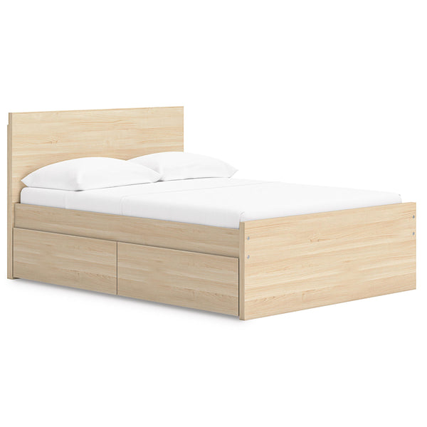  Signature Design by Ashley Onita EB9632B11 Full Panel Platform Bed with 1 Side Storage IMAGE 1