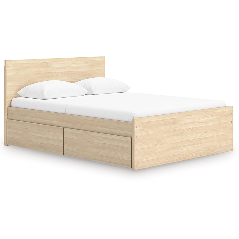  Signature Design by Ashley Onita EB9632B12 Queen Panel Platform Bed with 1 Side Storage IMAGE 1