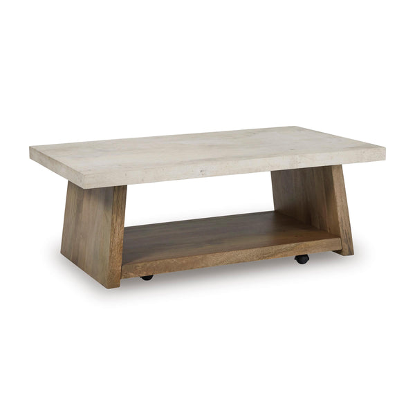 Signature Design by Ashley Brendalhouse T642-1 Rectangular Cocktail Table IMAGE 1