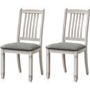  Monarch I 1256 Set of 2 Dining Chairs - Grey IMAGE 1