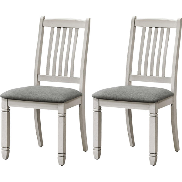  Monarch I 1256 Set of 2 Dining Chairs - Grey IMAGE 1