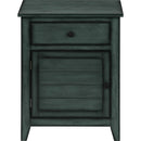  Monarch I 3949 Accent Table - Antique Blue IMAGE 1