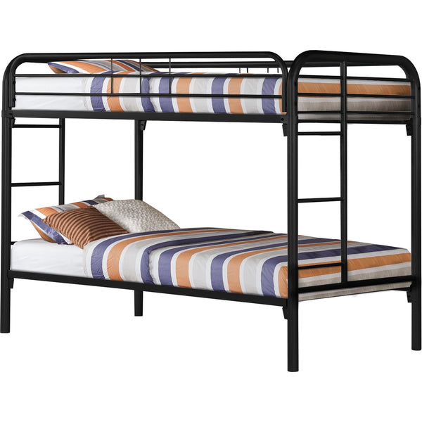  Monarch I 2230K Bunk Bed Twin/Twin - Black IMAGE 1