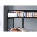 Monarch I 2230K Bunk Bed Twin/Twin - Black IMAGE 2