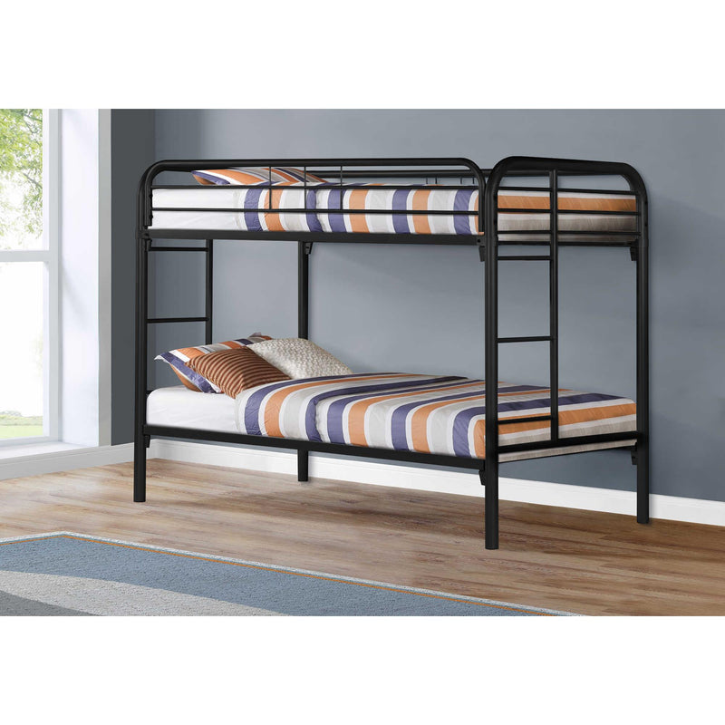  Monarch I 2230K Bunk Bed Twin/Twin - Black IMAGE 3