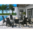 C.R. Plastic Products FT02-14 46" Round Fire Table - Black IMAGE 2