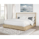  Coaster Furniture Kailani 225041KE 49-inch Eastern King Wingback Bed - Beige Oak IMAGE 4