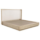  Coaster Furniture Kailani 225041KW 49-inch California King Wingback Bed - Beige Oak IMAGE 1