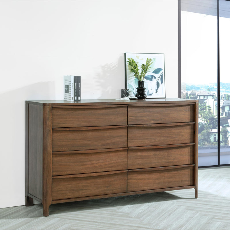 Coaster Furniture Maderia 223323 8-Drawer Dresser Cabinet - Walnut IMAGE 9