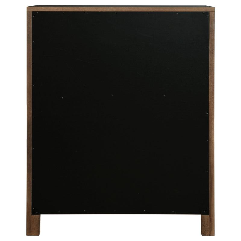  Coaster Furniture Maderia 223325 5-Drawer Chest of Drawers - Walnut IMAGE 6