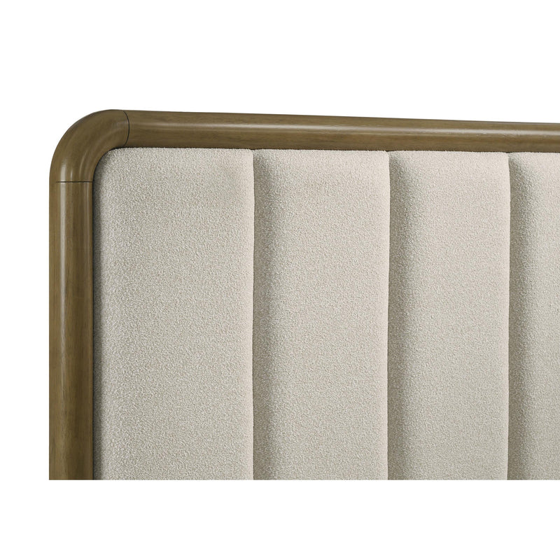 Coaster Furniture Amsbury 224271KW 59-inch Upholstered California King Bed - Nutmeg IMAGE 6