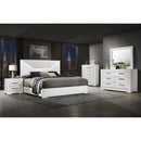 Coaster Furniture Ives 224945 5-Drawer Bedroom Chest of Drawers - White High Gloss IMAGE 10