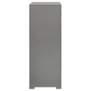 Coaster Furniture Ives 224975 5-Drawer Bedroom Chest of Drawers - Grey High Gloss IMAGE 8