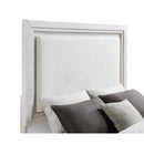 Coaster Furniture Marielle 224841Q Queen Upholstered Panel Bed - Distressed White IMAGE 6