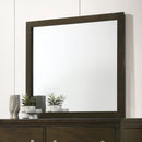 Coaster Furniture Wilkes 224424 Dresser Mirror - Dark Cocoa IMAGE 3