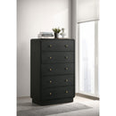  Coaster Furniture Cavelle 223665 5-Drawer Chest of Drawers - Black IMAGE 9