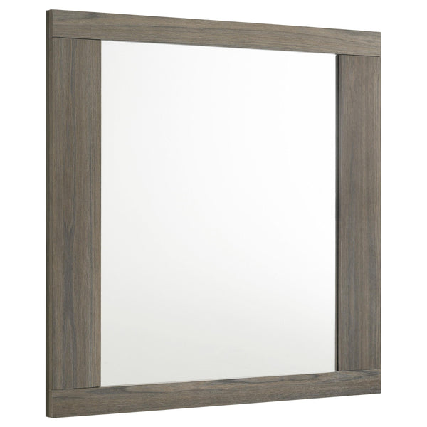 Coaster Furniture Fenwick 224984 Dresser Mirror - Grey Oak IMAGE 1