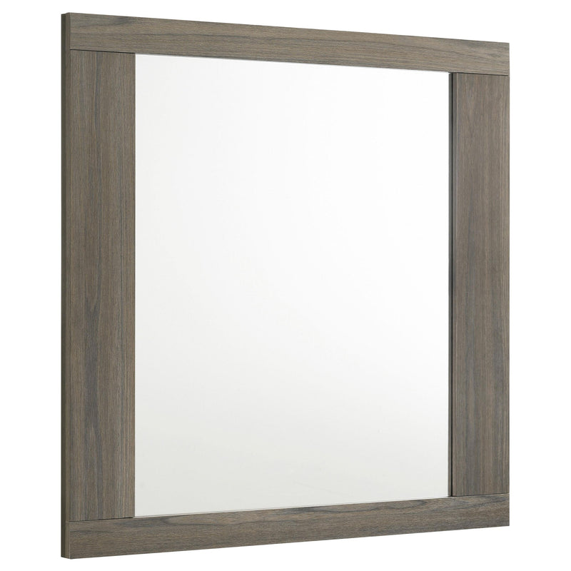  Coaster Furniture Fenwick 224984 Dresser Mirror - Grey Oak IMAGE 1