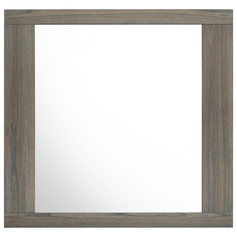  Coaster Furniture Fenwick 224984 Dresser Mirror - Grey Oak IMAGE 2
