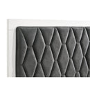  Coaster Furniture Sonora 224861KW California King Upholstered Panel Bed - White IMAGE 6