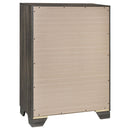  Coaster Furniture Wright 223345 4-Drawer Chest of Drawers - Brown Oak IMAGE 5