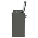  Coaster Furniture Danbury 930210 3-Drawer Makeup Vanity & Stool - Set Grey High Gloss IMAGE 8