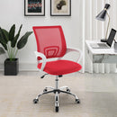 Coaster Furniture Felton 802017 Upholstered Adjustable Home Office Desk Chair - Red IMAGE 8