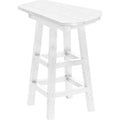  C.R. Plastic Products T07-02 Pub Height Small Table - White IMAGE 1