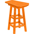  C.R. Plastic Products T07-13 Pub Height Small Table - Orange IMAGE 1