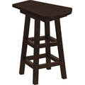  C.R. Plastic Products T07-16 Pub Height Small Table - Chocolate IMAGE 1