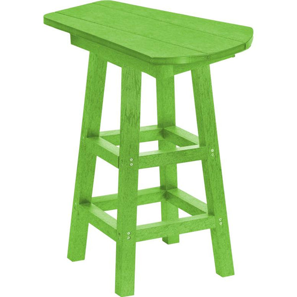  C.R. Plastic Products T07-17-1 Pub Height Small Table - Kiwi Green IMAGE 1