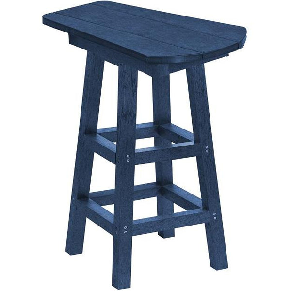  C.R. Plastic Products T07-20 Pub Height Small Table - Navy IMAGE 1