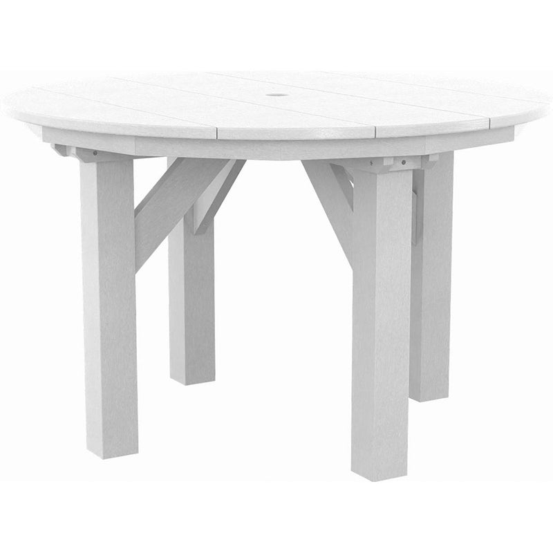  C.R. Plastic Products T05-02 48" Round Dining Table - White IMAGE 1