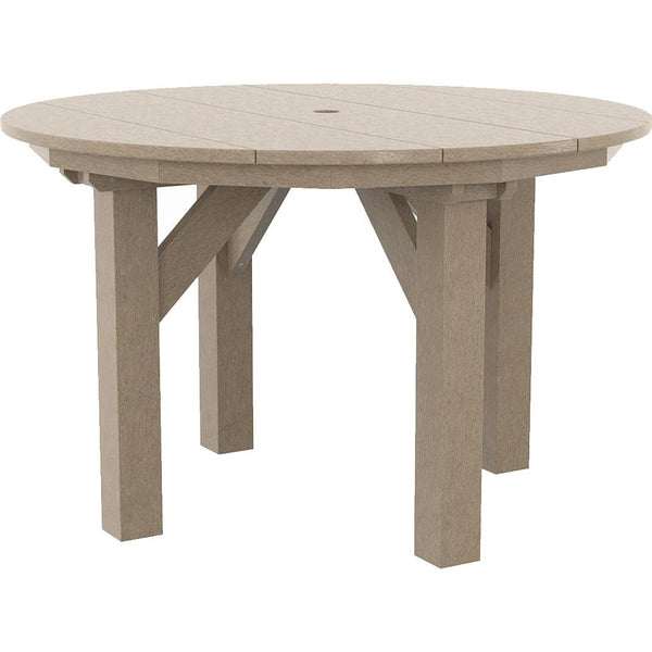  C.R. Plastic Products T05-07 48" Round Dining Table - Beige IMAGE 1