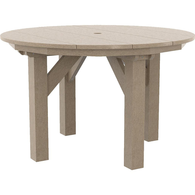  C.R. Plastic Products T05-07 48" Round Dining Table - Beige IMAGE 1