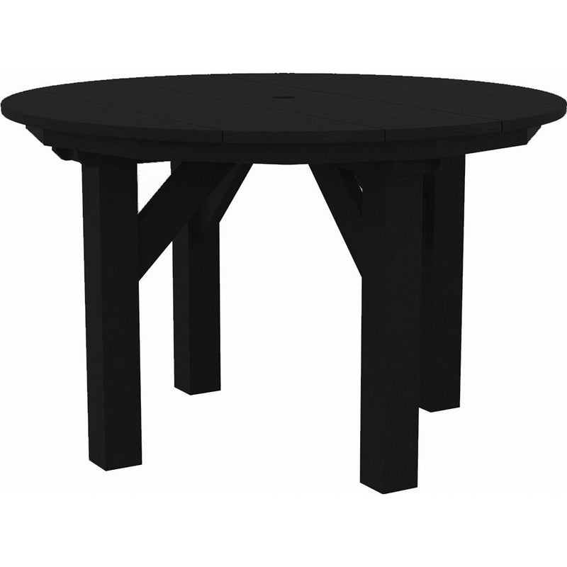  C.R. Plastic Products T05-14 48" Round Dining Table - Black IMAGE 1