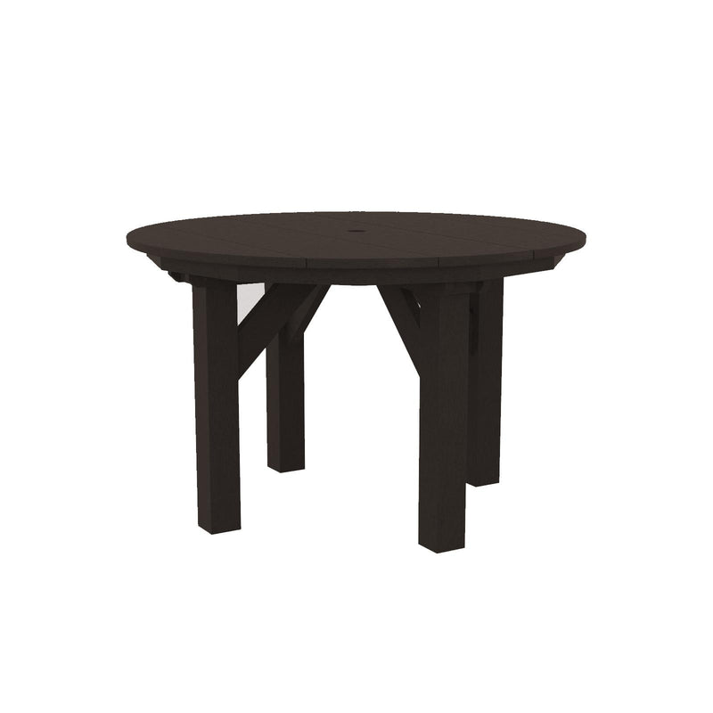  C.R. Plastic Products T05-16 48" Round Dining Table - Chocolate IMAGE 1