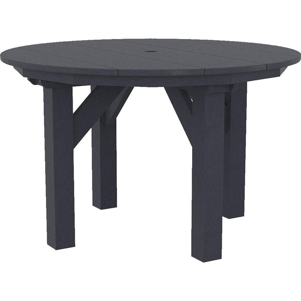  C.R. Plastic Products T05-18 48" Round Dining Table - Slate Grey IMAGE 1