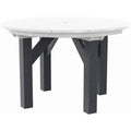  C.R. Plastic Products T05-18-02 48" Round Dining Table - Slate Grey/White IMAGE 1