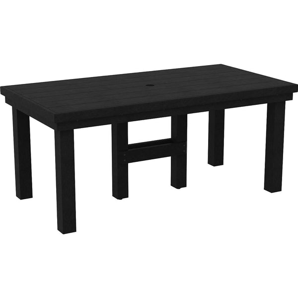  C.R. Plastic Products Napa T302-14 72" Dining Table - Black IMAGE 1