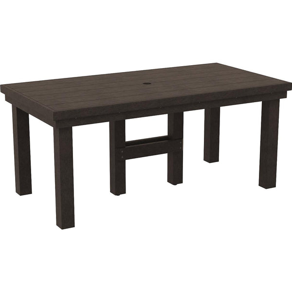  C.R. Plastic Products Napa T302-16 72" Dining Table - Chocolate IMAGE 1