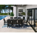  C.R. Plastic Products Napa T302-16 72" Dining Table - Chocolate IMAGE 2