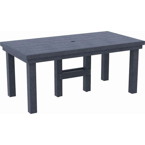  C.R. Plastic Products Napa T302-18 72" Dining Table - Slate Grey IMAGE 1
