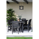  C.R. Plastic Products Napa T302-18 72" Dining Table - Slate Grey IMAGE 2