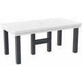  C.R. Plastic Products Napa T302-18-02 72" Dining Table - Slate Grey/White IMAGE 1
