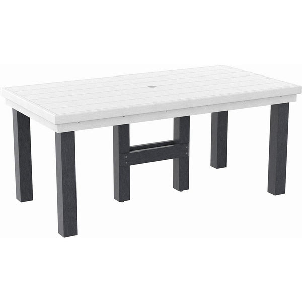  C.R. Plastic Products Napa T302-18-02 72" Dining Table - Slate Grey/White IMAGE 1